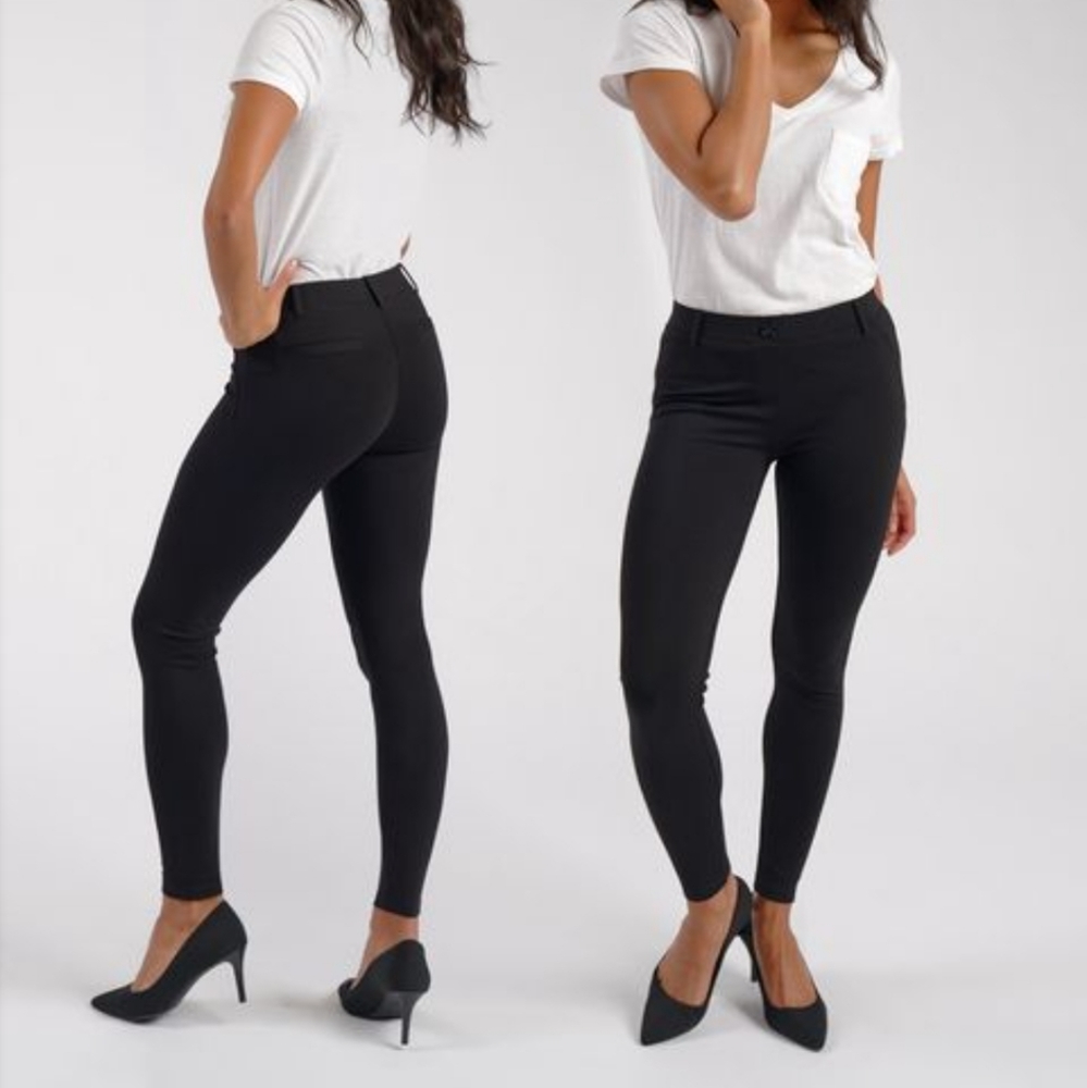 BETABRAND black skinny dress yoga pants